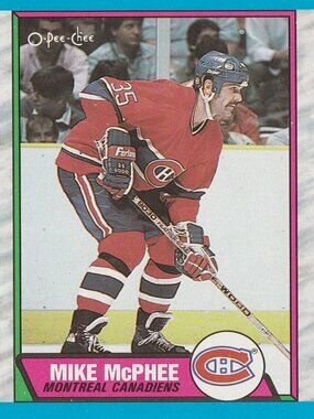 Mike McPhee - 1989 O Pee Chee Hockey Card